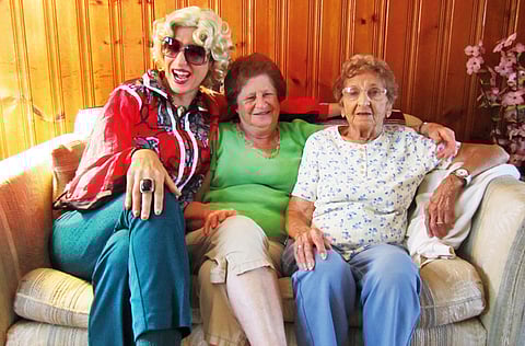 Laughter knows no barriers…a visit to an aunt in an old age home.