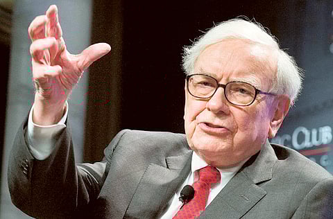 Berkshire Hathaway, the conglomerate run by billionaire investor Warren Buffett, on Saturday reported a sharp decrease in earnings in the third quarter.