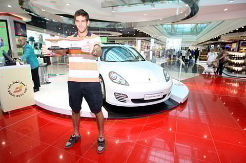 Juan Martin Del Potro in Dubai