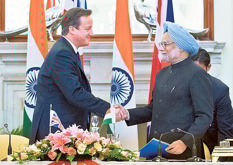 David Cameron's 'incomplete gesture' in India