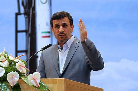 Former Iranian president Mahmoud Ahmadinejad