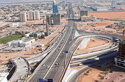 The Shaikh Khalifa Bridge in Ajman.