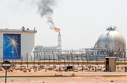Khurais oilfield in Saudi Arabia. Analysts said the main feed-through of the coronavirus outbreak into the GCC is from the hydrocarbon sector.