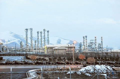 Iran’s heavy water nuclear facility near the central city of Arak.