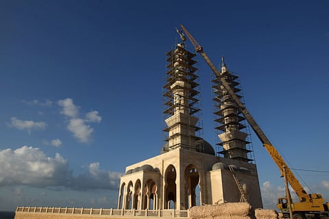 Picture for illustrative purposes - mosque under construction.