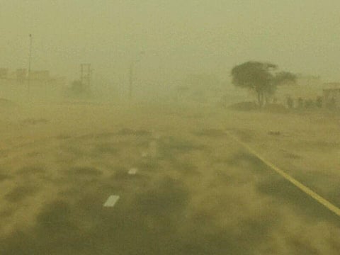 Dust storm hits parts of Oman