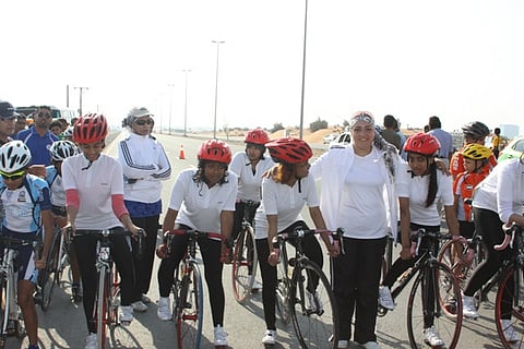 Emirati women discover the power of pedal