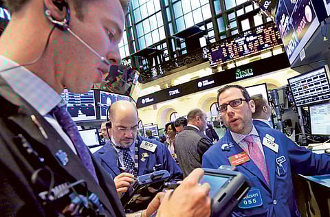 Traders at the New York Stock Exchange. The global market for initial public offerings is headed for its biggest-ever first quarter, even as skepticism grows about the US-led boom in blank-check listings that fueled the frenzy.