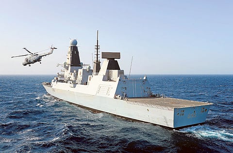Courtesy: HMS Dragon Manoeuvres