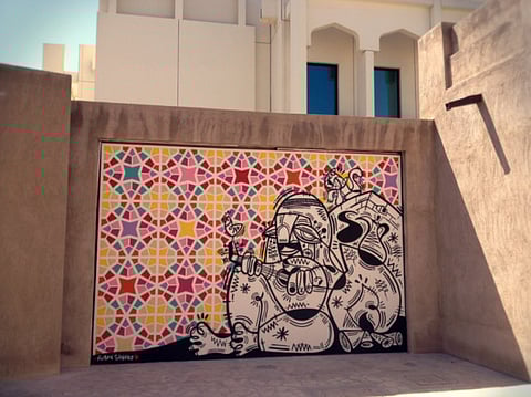 Spanish artist makes his mark on the streets of the UAE