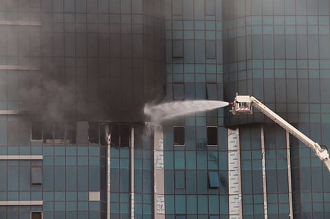 Fire in a Dubai building disrupts Dubai Metro operations
