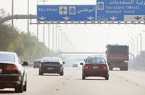 Four toll gates have been installed, and motorists will have to pay Dh4 to drive through them during peak hours