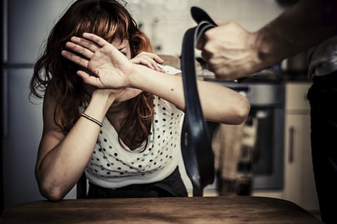 A woman in Faisalabad in Pakistan was beaten with a stick in public on charges of illicit relations. Photo for illustration purpose only