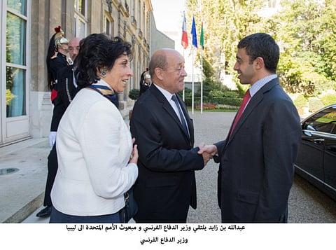 Abdullah meets French Defence Minister