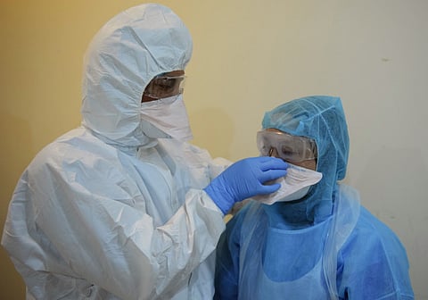 Most pharmacies in the UAE have reported that they have run out of face mask stocks. Photo of illustrative purpose only