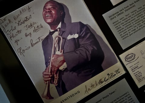 A Louis Armstrong post card