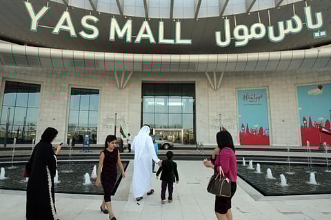 Yas Mall in Yas island Abu Dhabi