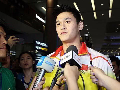 Star swimmer Sun Yang