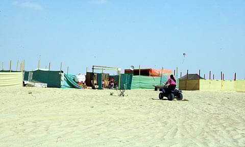 File photo of winter camps in Al Awir in Dubai