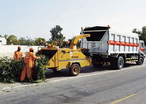 DM drive for green waste management