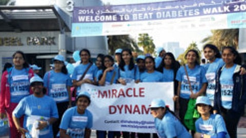 Miracle Dynamos walk to beat diabetes