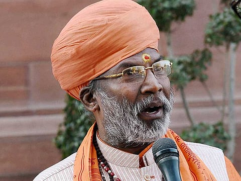 BJP MP and candidate Sakshi Maharaj (File photo)