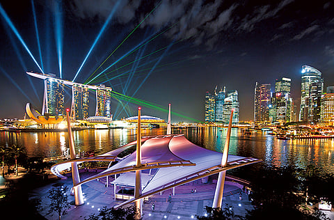Singapore, one of the world's most expensive cities to live in.