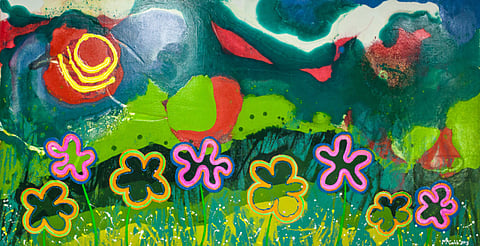 Canvases infused with positive emotion