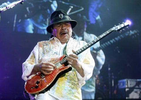Review: Santana lets off his magic in Dubai