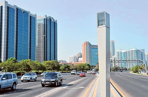 The main traffic violations include disobeying red lights and failure to abide by lane driving, Abu Dhabi Police said. Picture for illustrative purposes only.