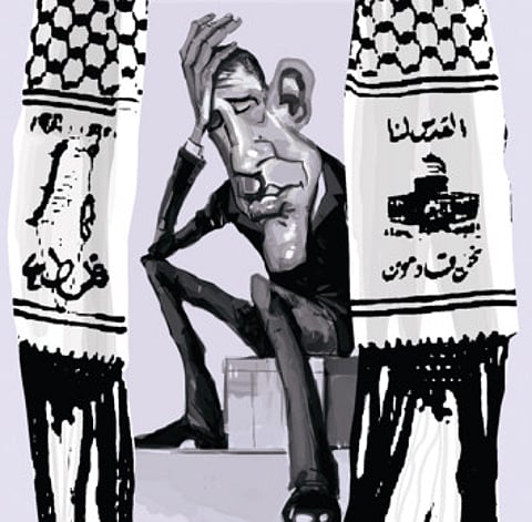 The Hamas scarf that made headlines