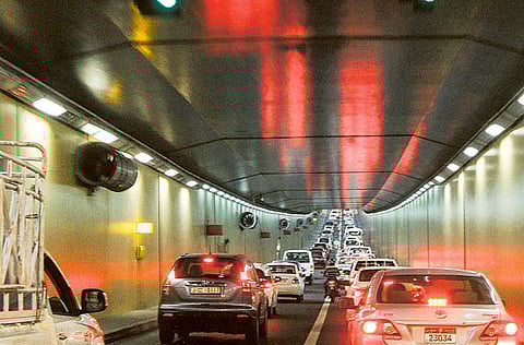 The Shindagha Tunnel is one of the busiest crossings on the Dubai Creek.