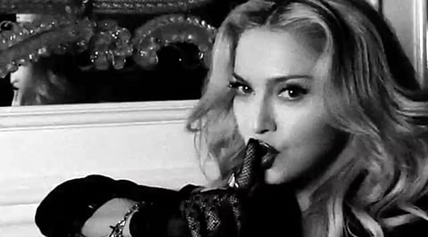 Madonna launches ad for skin care line