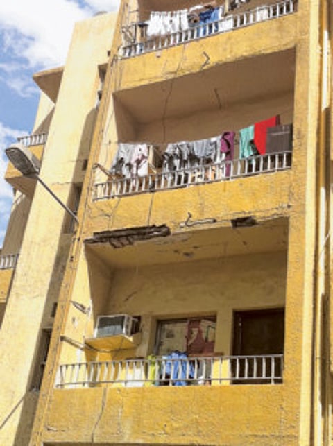 Old building is a hazard