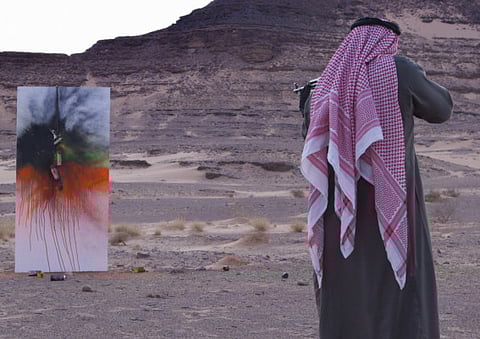 Transported to a show in the desert