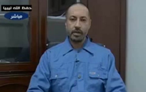 Gaddafi’s son asks for forgiveness in prison video