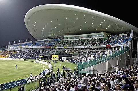The sate-of-the-art Shaikh Zayed Cricket Stadium in Abu Dhabi, which will operate at capacity of 70% fans at the T20 World Cup.