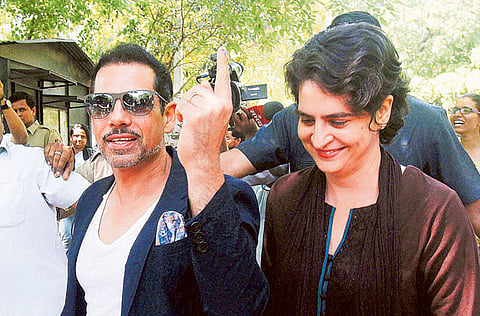 Priyanka Vadra with husband Robert Vadra