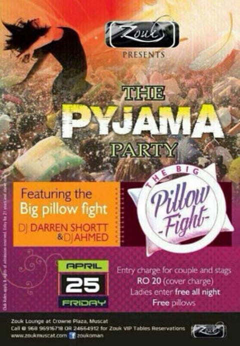 Muscat nightclub cancels controversial ‘pyjama’ party
