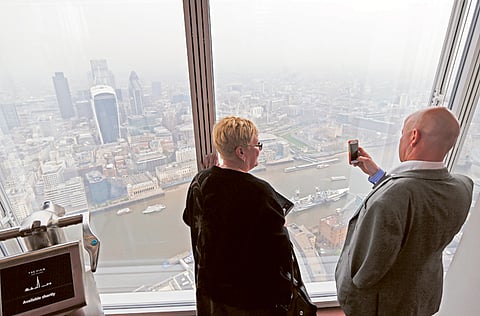 File picture of the London skyline. Office space retains and this even extends to under development commercial properties.