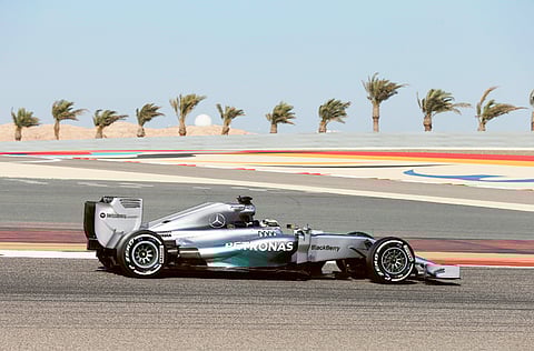 The Sakhir Circuit will have to wait to see Lewis Hamilton this season