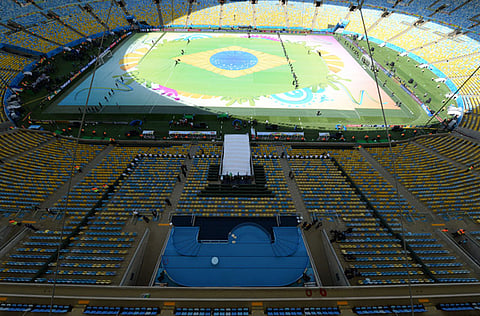 Maracana Stadium in Rio de Janeiro, Brazil