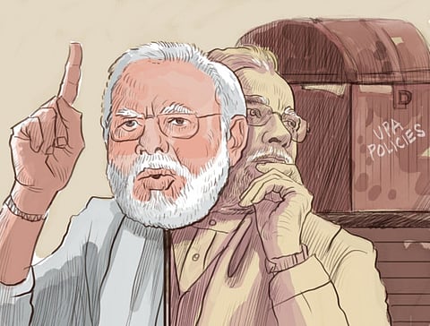 Narendra Modi’s hypocrisy laid bare