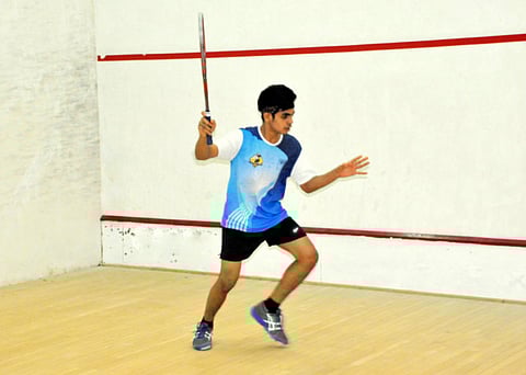Sandeep makes waves in UAE squash