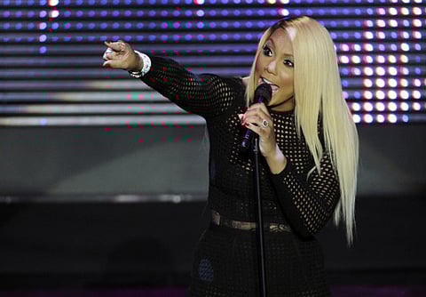 Singer Tamar Braxton.