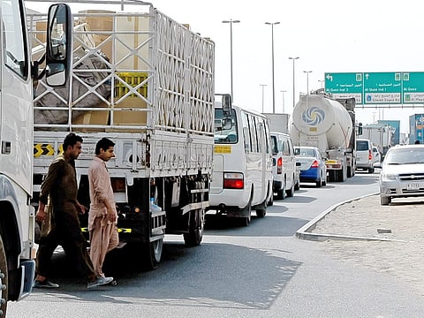 Marabea street in Al Quoz next to Times Square Centre.