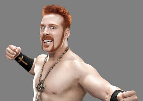 WWE wrestler Sheamus in Dubai on September 12