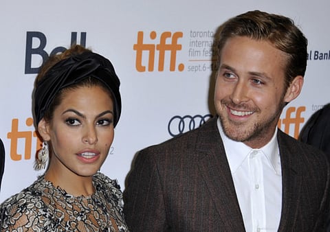 Eva Mendes and Ryan Gosling in 2012.