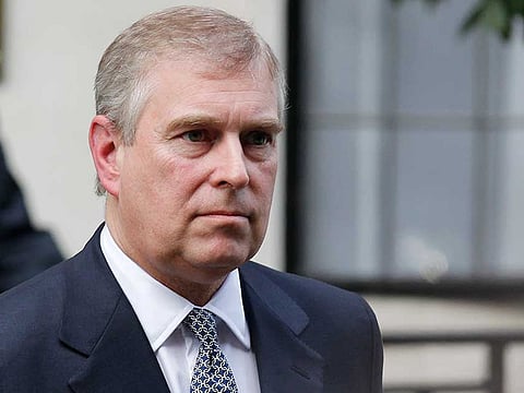 A file photo of Britain's Prince Andrew