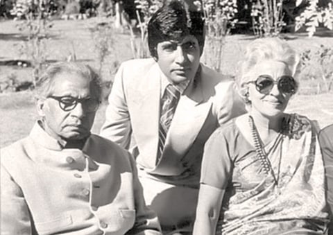 Amitabh Bachchan’s parents Harivansh Rai and Teji Bachchan.